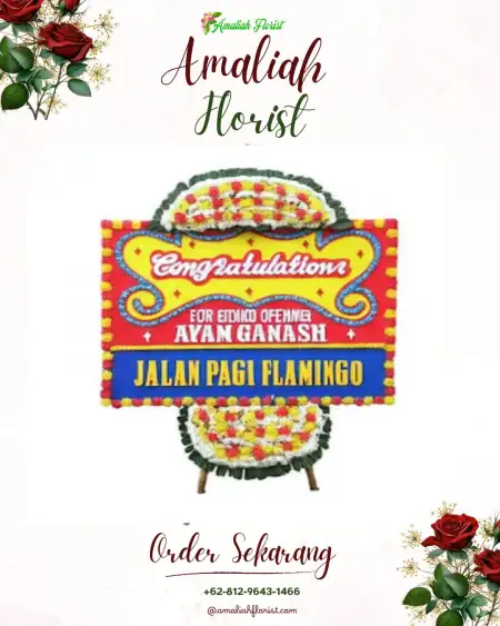 Sewa Papan Bunga Selisihan
